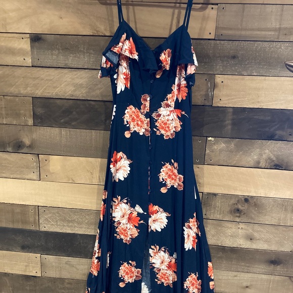 Flower Button Up Dress - Picture 3 of 6